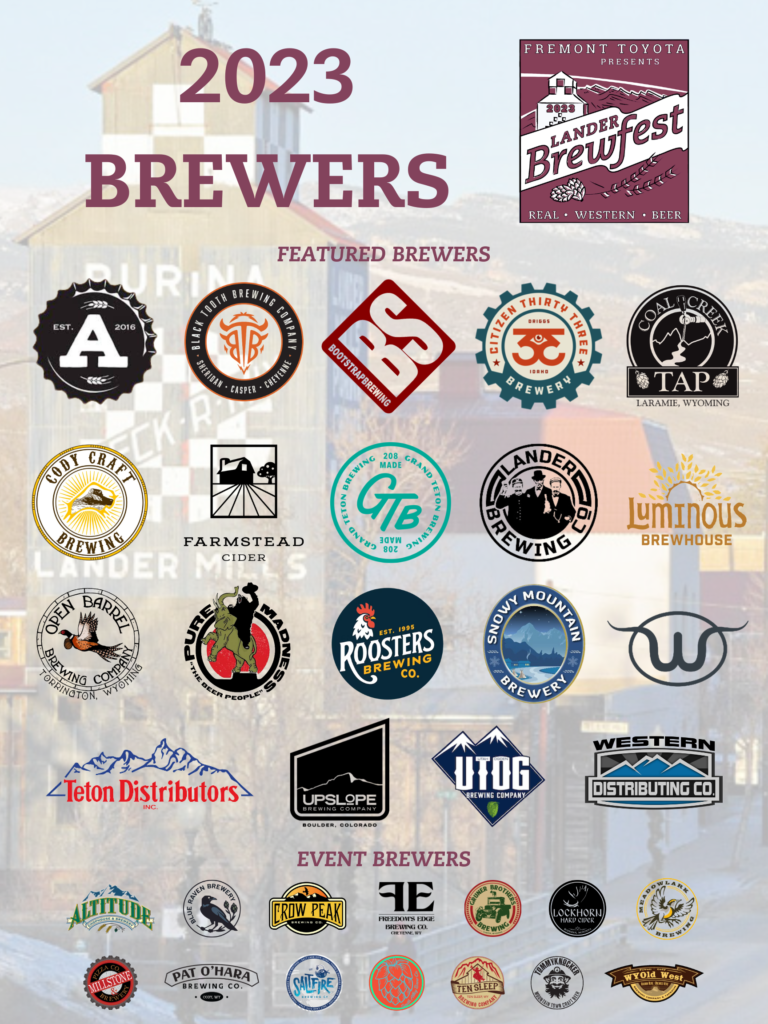 Lander Brewfest 2023 Brewers